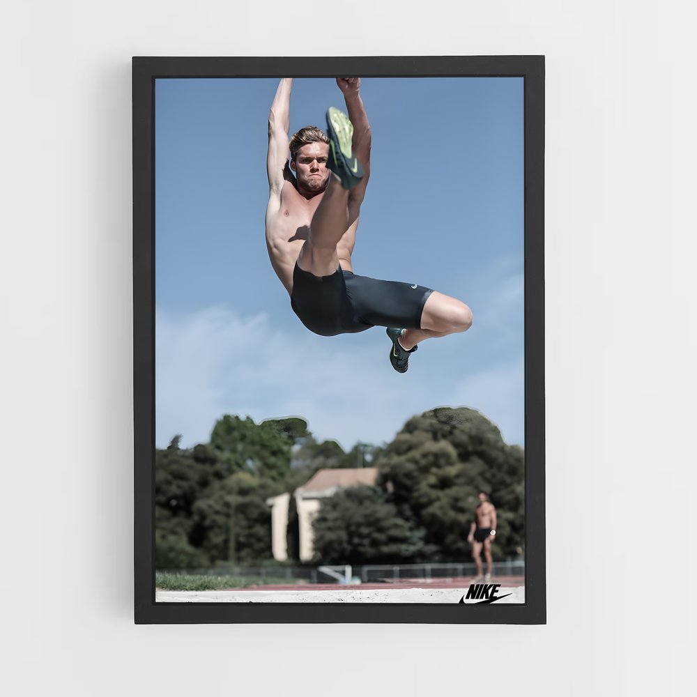 Poster Saut de Géant – affiche Athlétisme (vue 2)